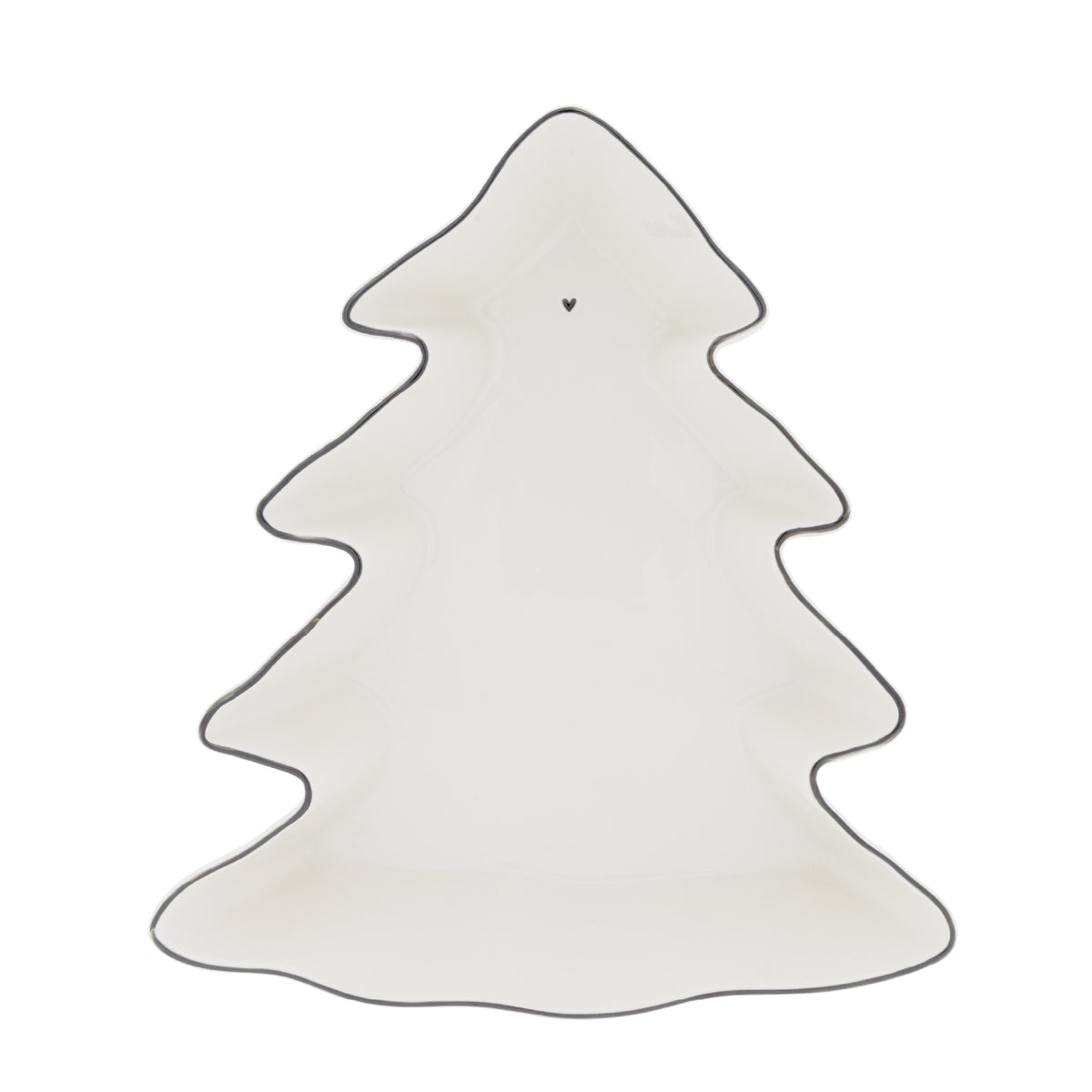Schale "XMAS" - 30 cm (Weiß)