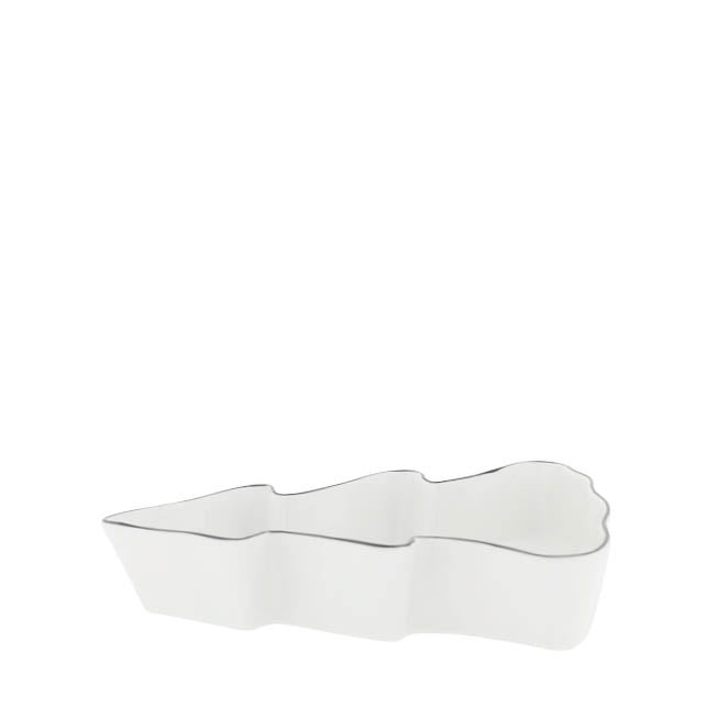 Schale "XMAS" - 18 cm (Weiß)