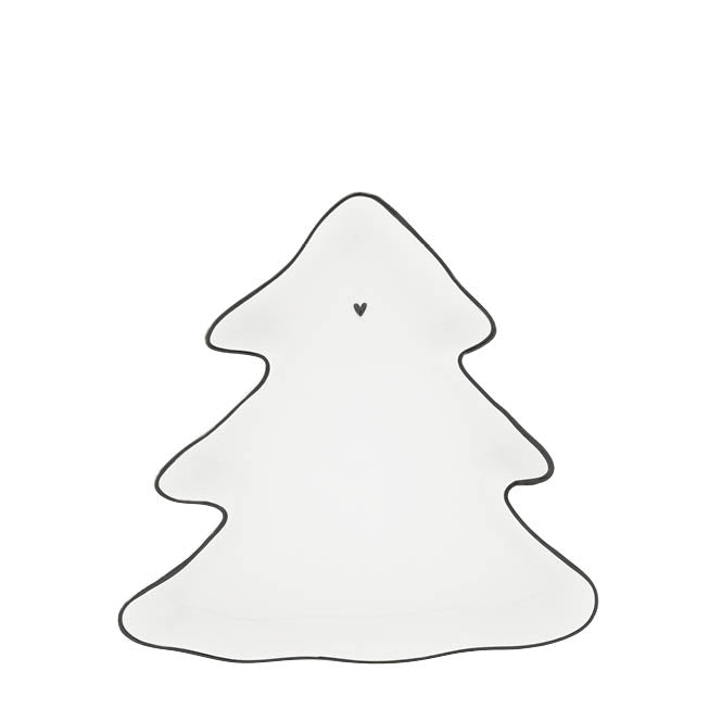 Schale "XMAS" - 18 cm (Weiß)