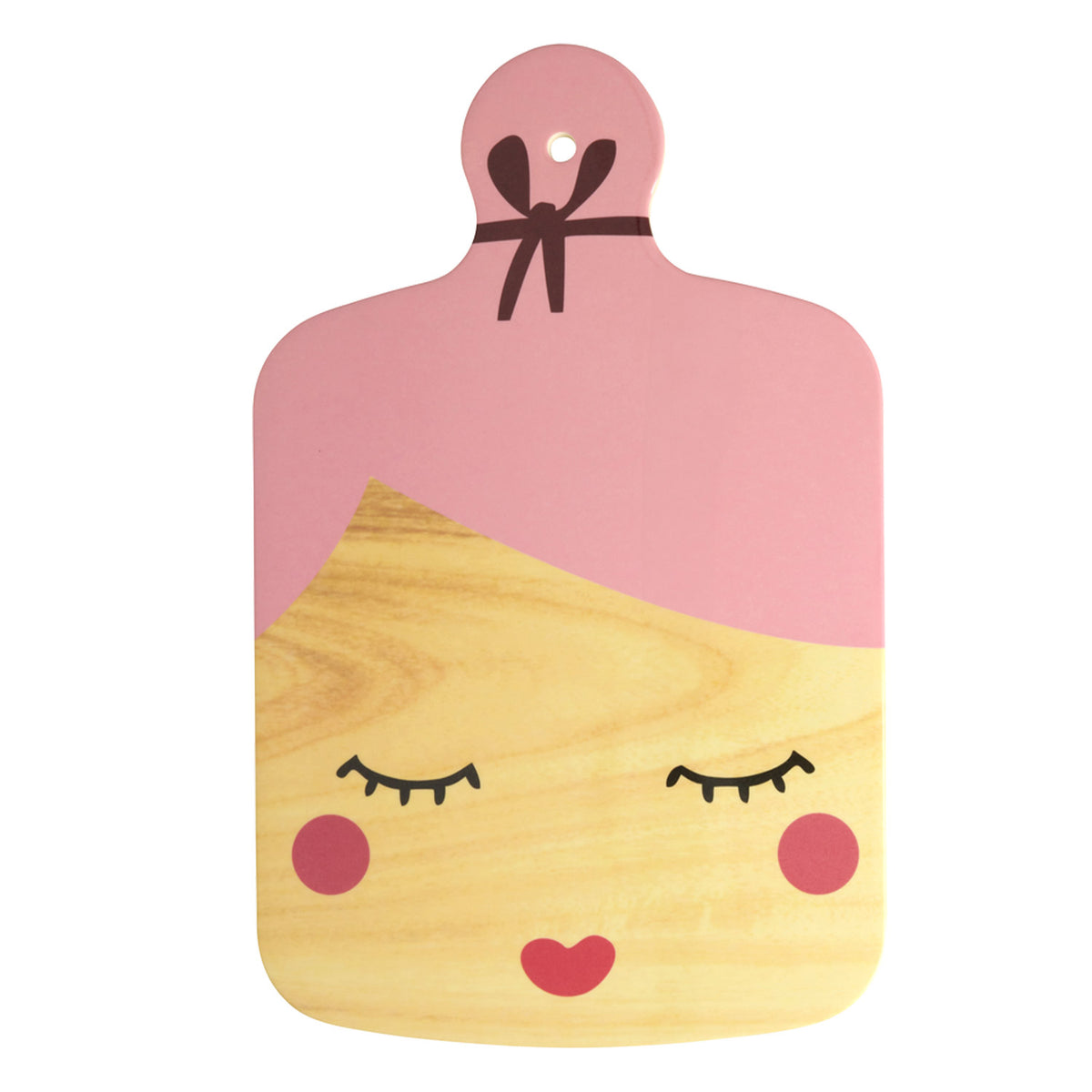 Melamin Servierbrett "Lady" - 33,5x22 cm (Pink)