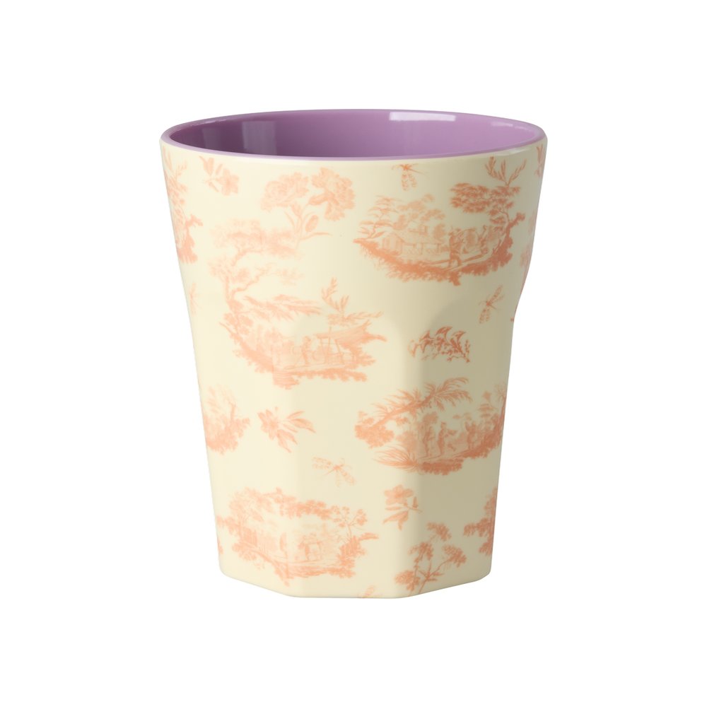 Melamin Becher "Toile de rice" - 400 ml (Bunt)