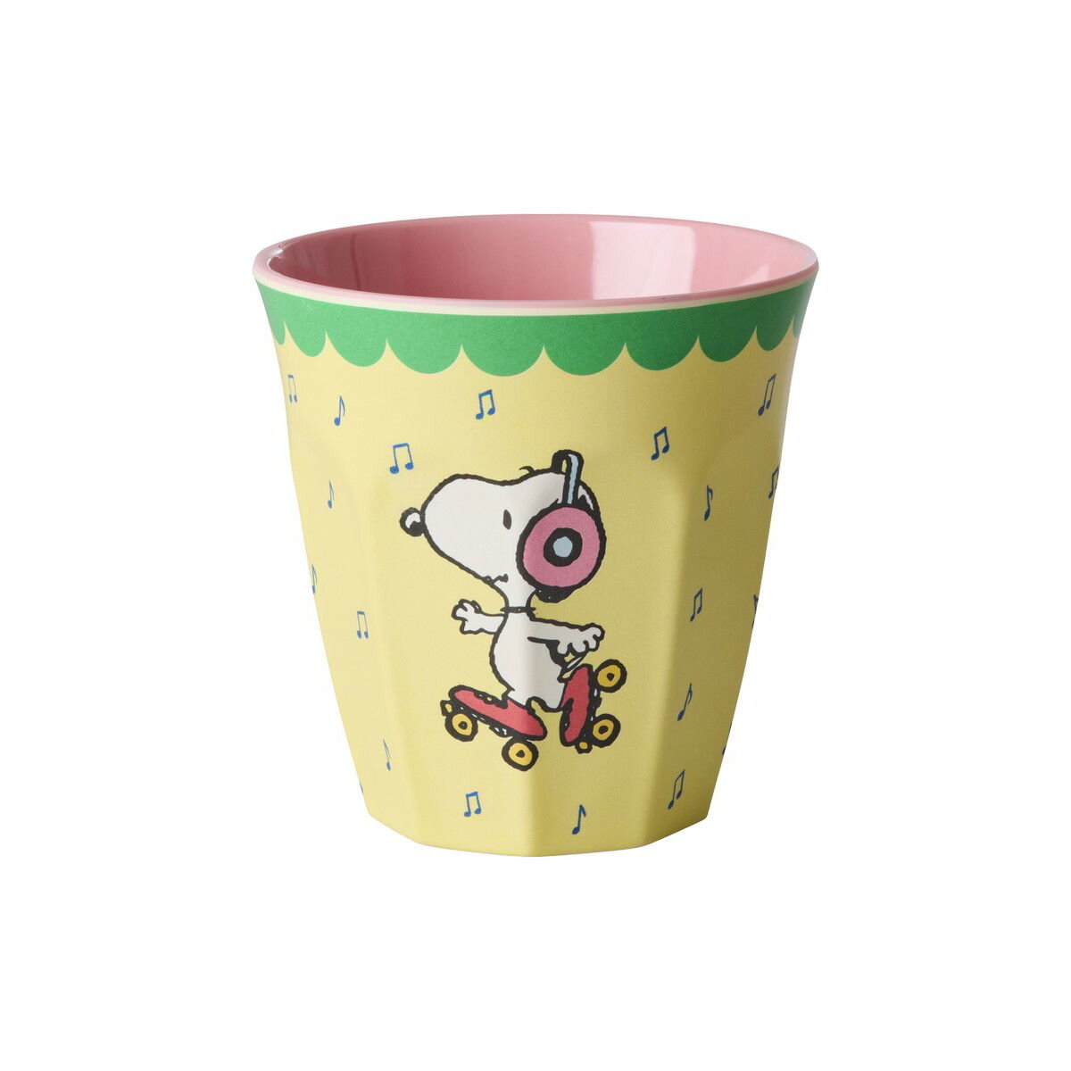 Melamin Becher "Snoopy" - M (Gelb)