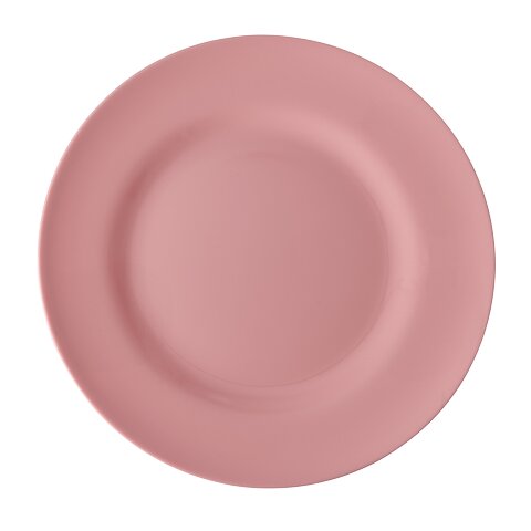 Melamin Runder Essteller im 6er-Set - 25cm (Bunt)