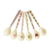 Melamin Teelöffel "Bon Vivant" im 6er-Set - 14,5x3,5 cm (Bunt)