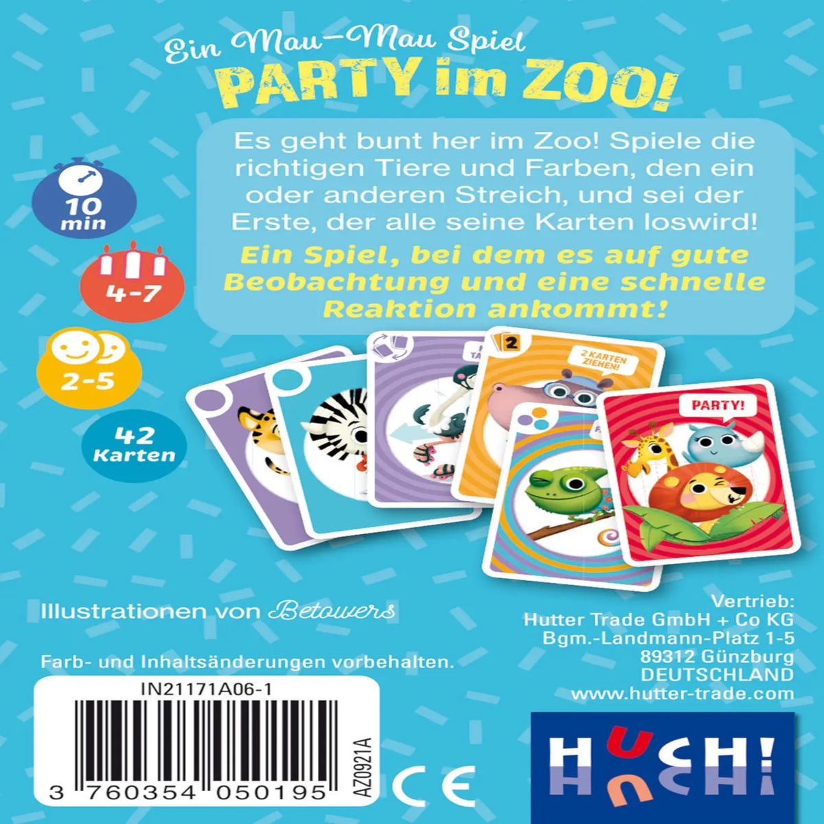 Party im Zoo - Ein Mau-Mau-Spiel