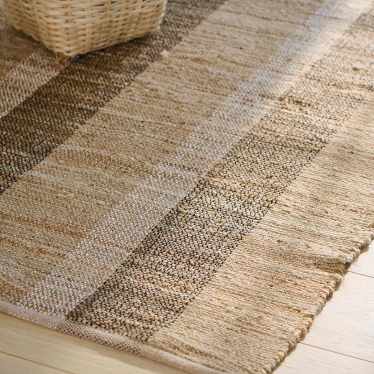Teppich "Streifen" - 250x80 cm (Natur)
