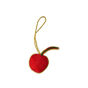 Ornament "Christmas - Cherry" - 3,9x7x2 cm (Rot)