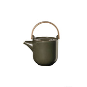 Teekanne mit Holzgriff "Coppa Nori" - 600 ml (Grün)
