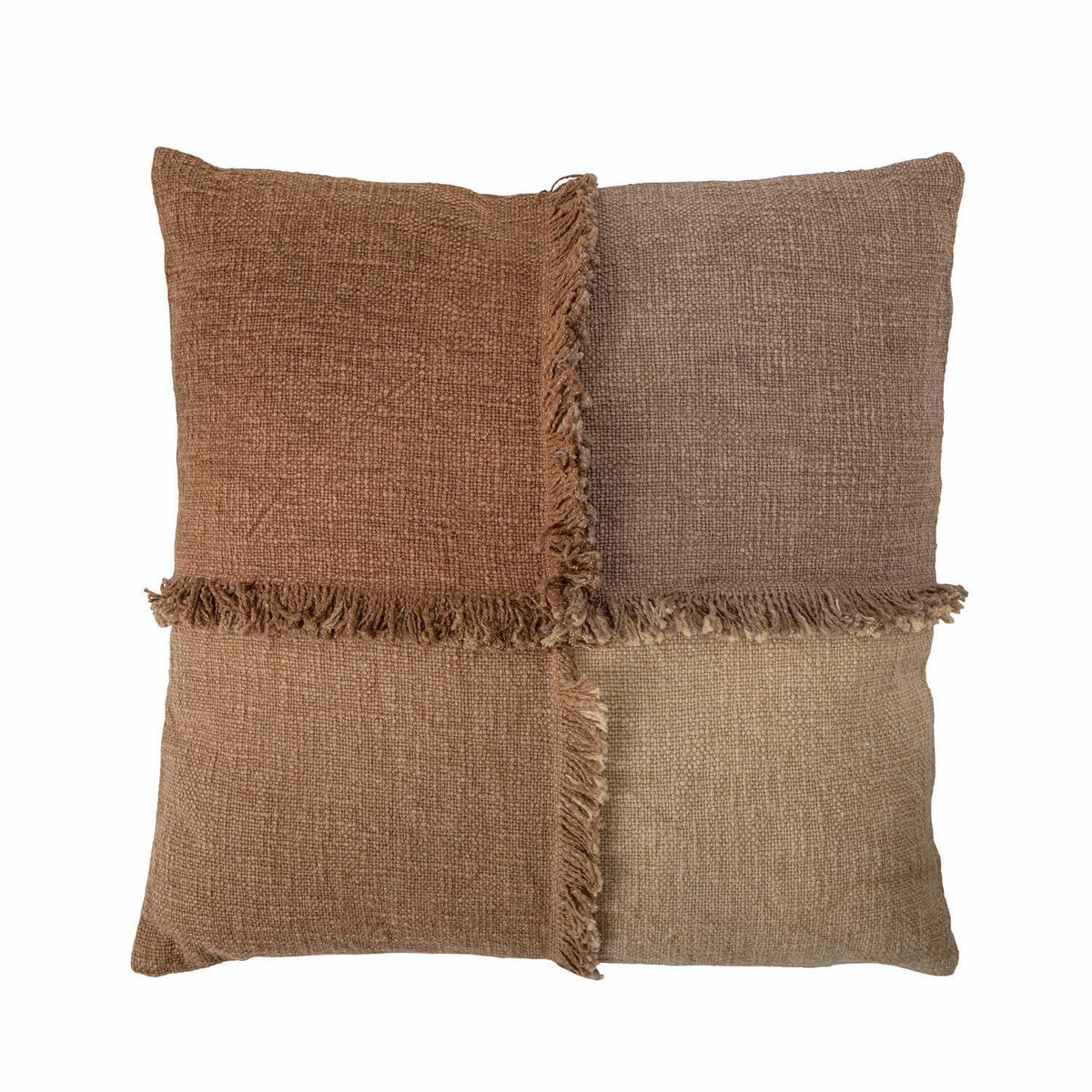 Kissen "Gija" - 45x45cm (Braun)