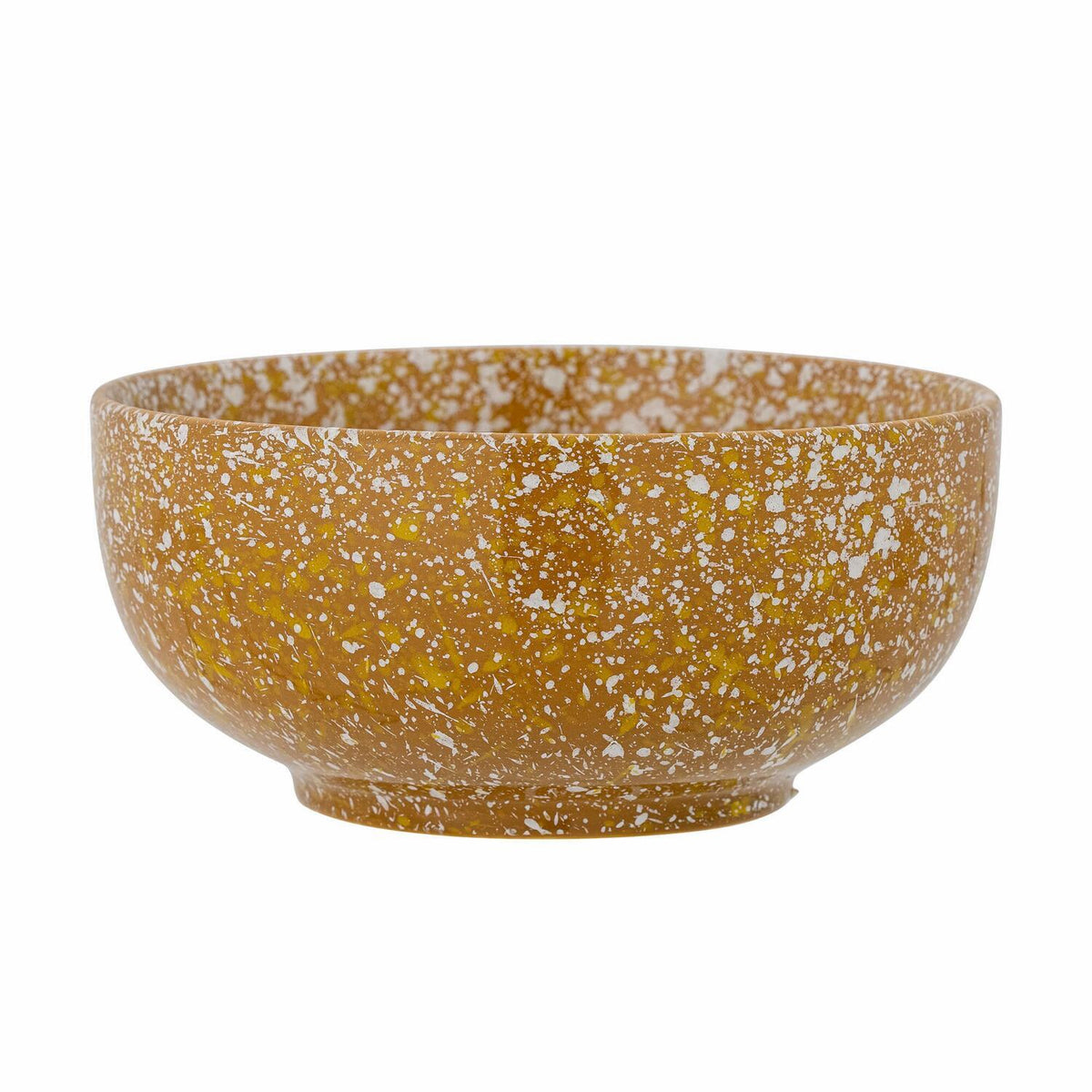 Schale "Carmel" - 21x10 cm (Braun/Weiß)