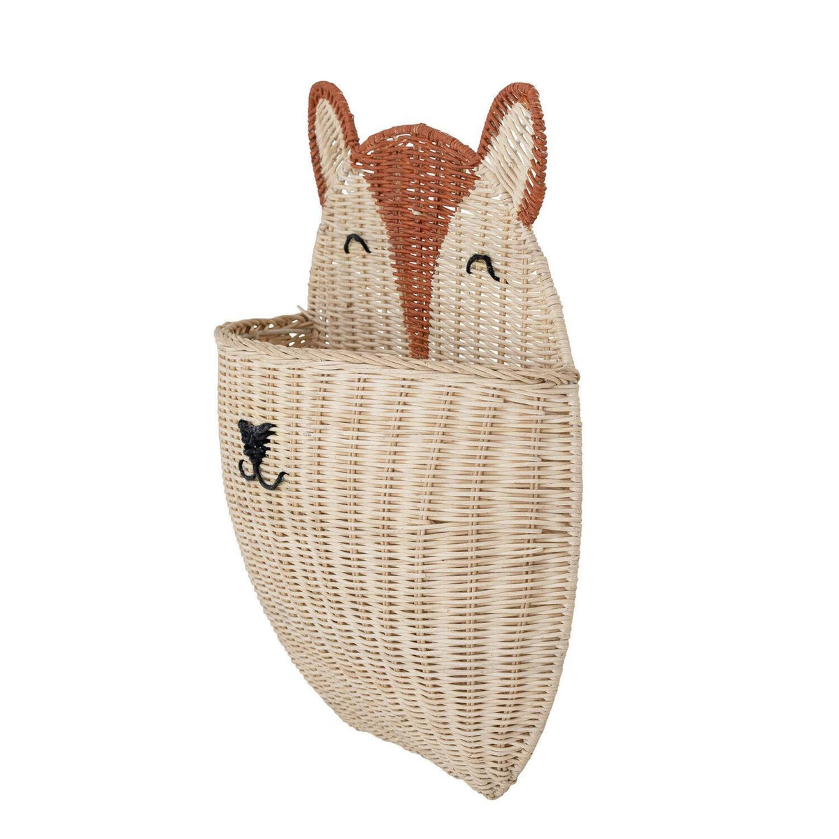 Wandkorb "Gerti" - 44x13x47 cm (Natur)