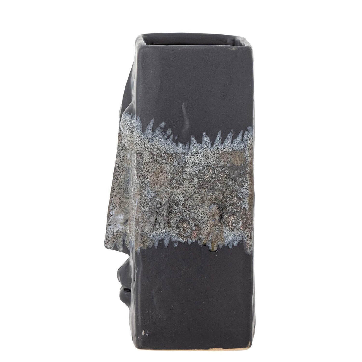 Vase "Nasru" - 15x10,5x22 cm (Schwarz)