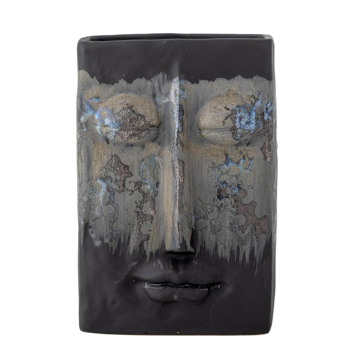 Vase "Nasru" - 15x10,5x22 cm (Schwarz)