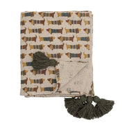 Decke "Charlie" - 160x130 cm (Braun)