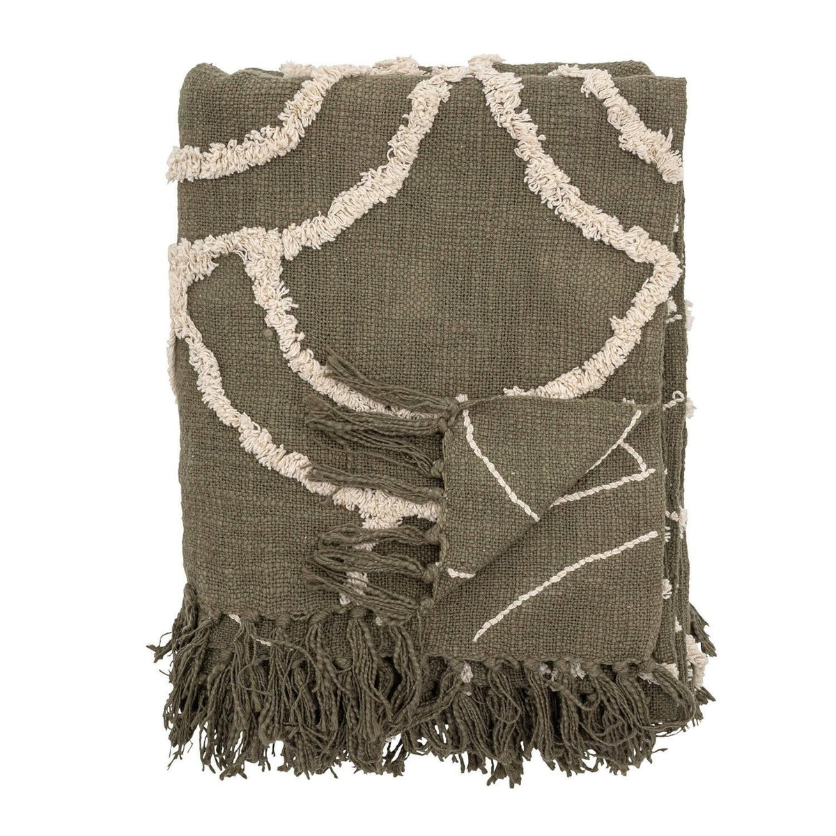 Decke "Mirfield" - 150x125 cm (Grün)
