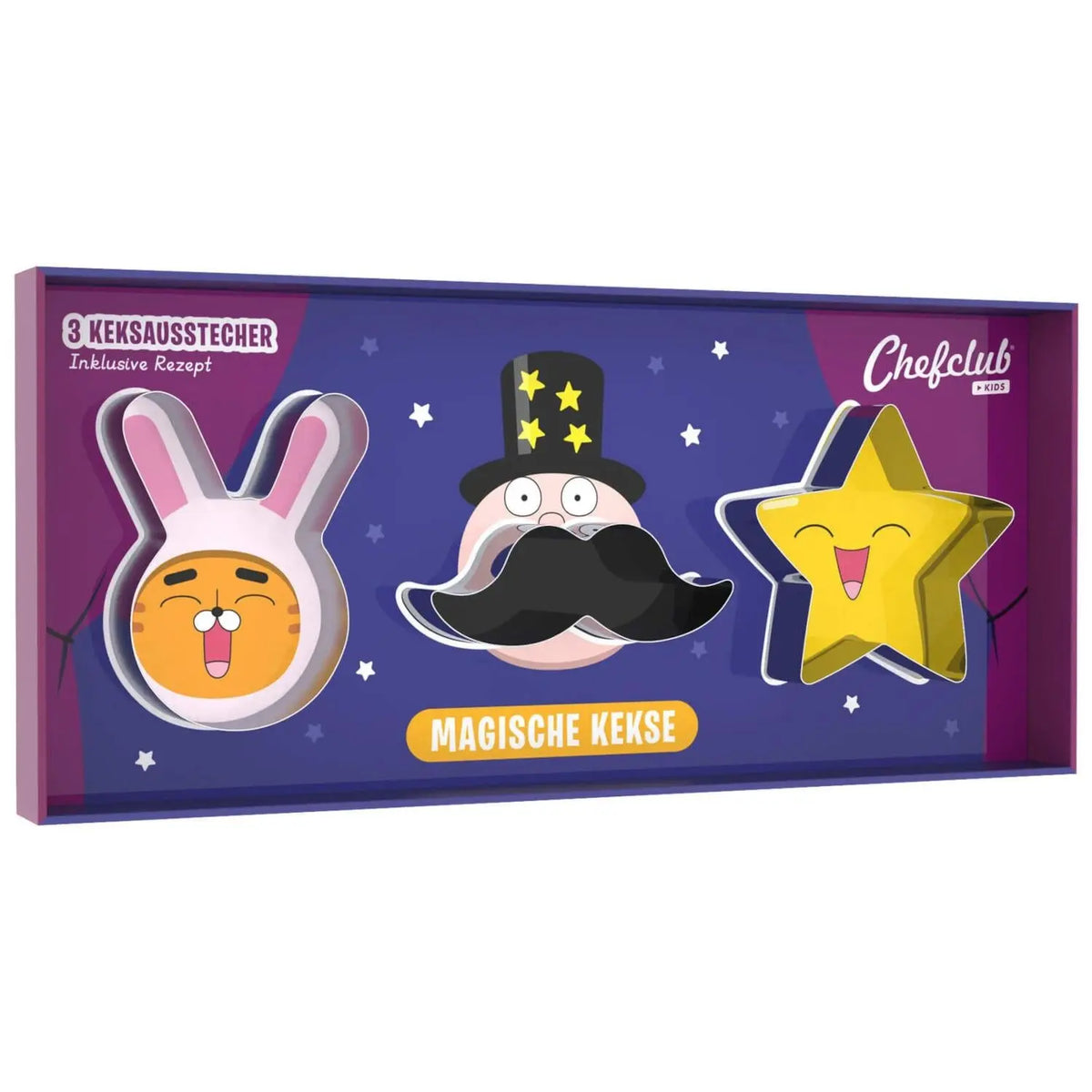 Back-Set für Kinder "Backe, backe Kekse" - 3-tlg.