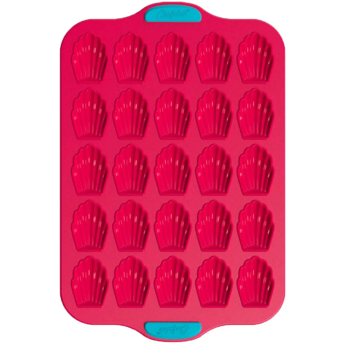 Mini Madeleines-Backform aus Silikon (Rot)