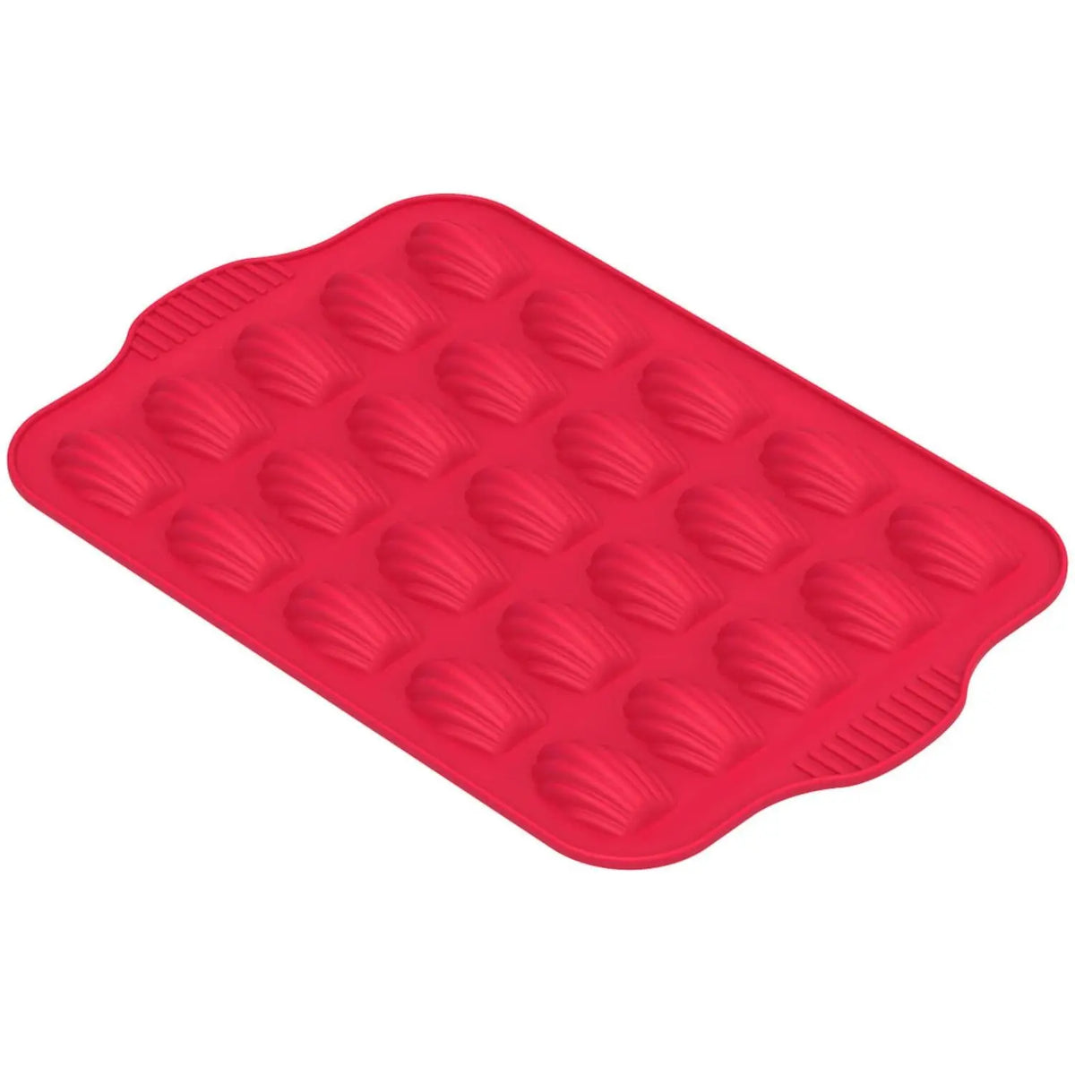 Mini Madeleines-Backform aus Silikon (Rot)