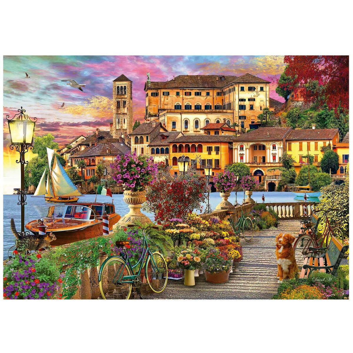 Promenade in Italien