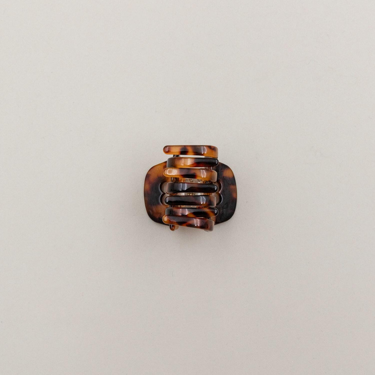 Haarspange "Herz" - klein (Amber)