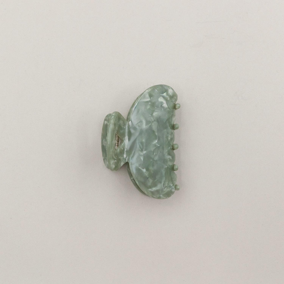 Haarspange "Herz" - groß (Jade)