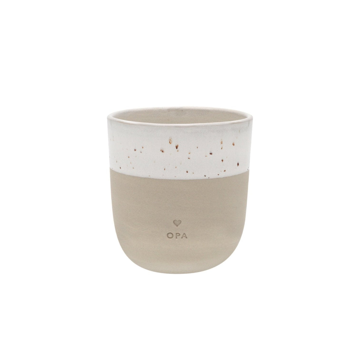 Becher "Opa" - 320 ml (Natur)