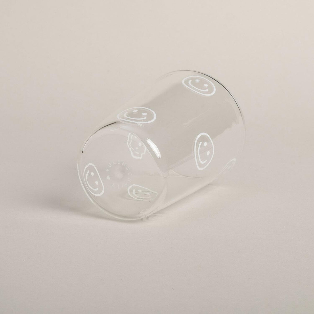 Trinkglas "Smileys" - 500 ml (Weiß)