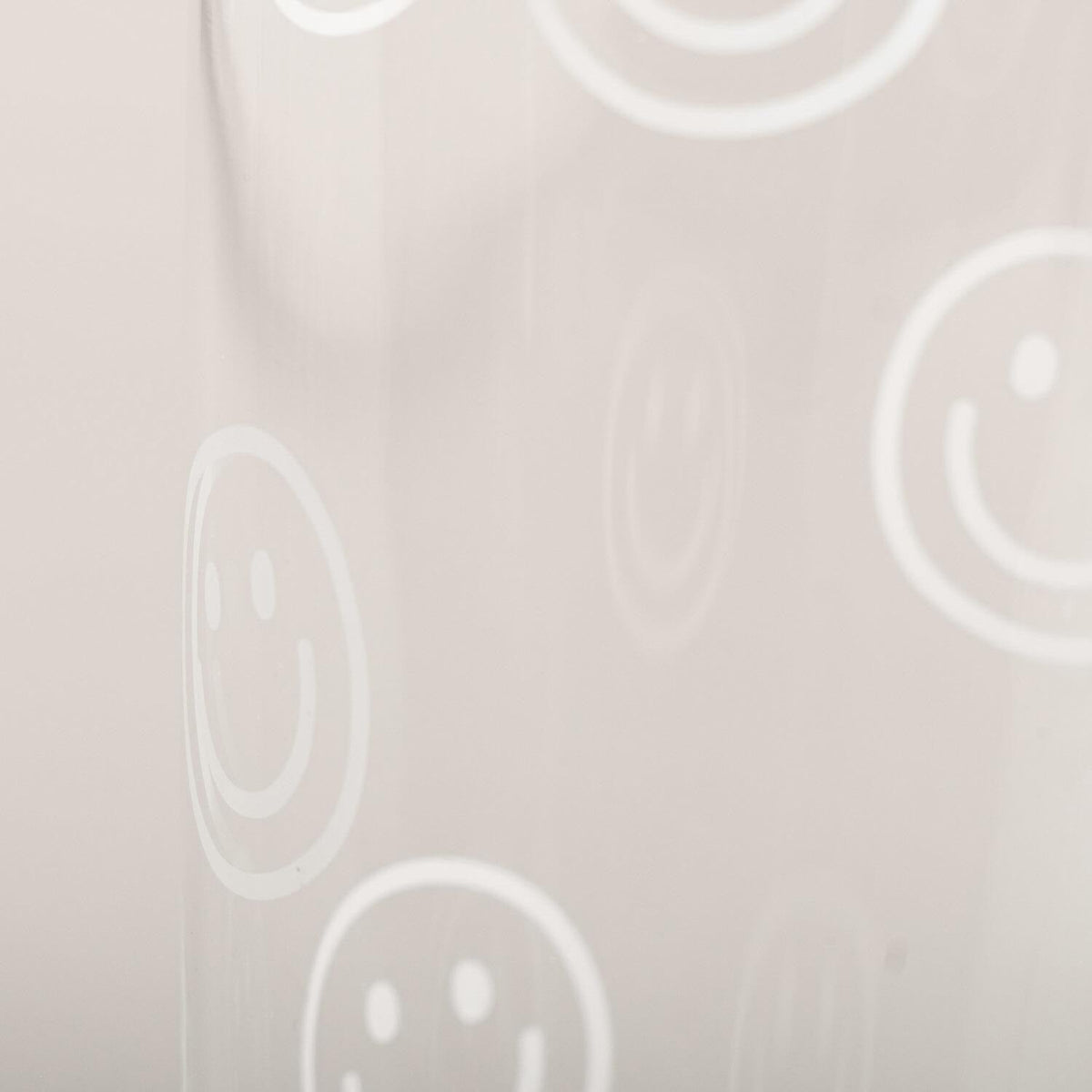 Trinkglas "Smileys" - 500 ml (Weiß)