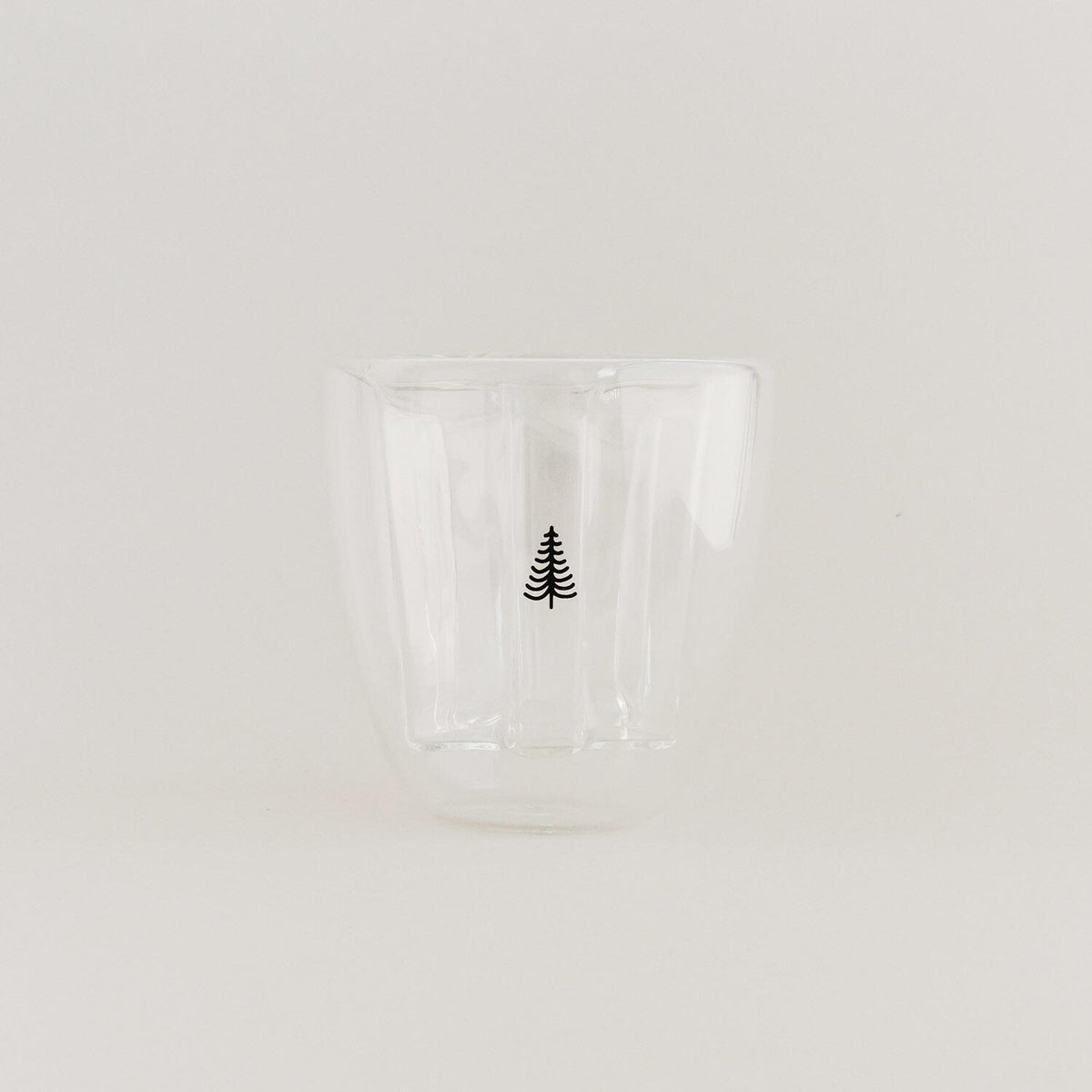 Doppelwandiges Tannenglas "Tanne" - 200 ml (Transparent)