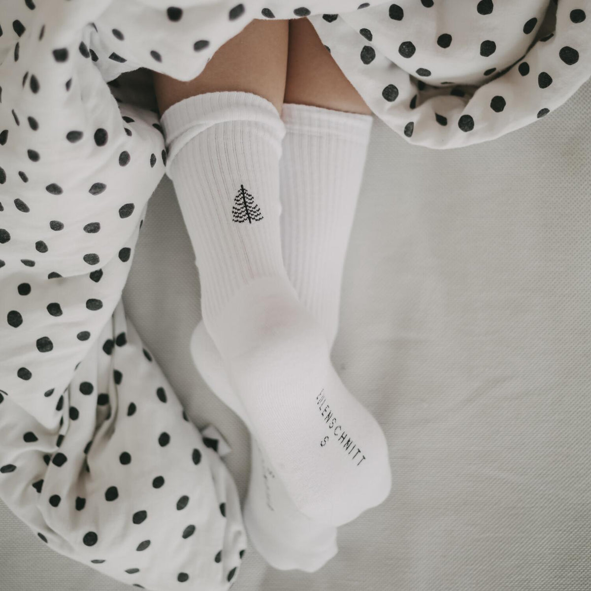 Socken "Tanne" (Weiß)