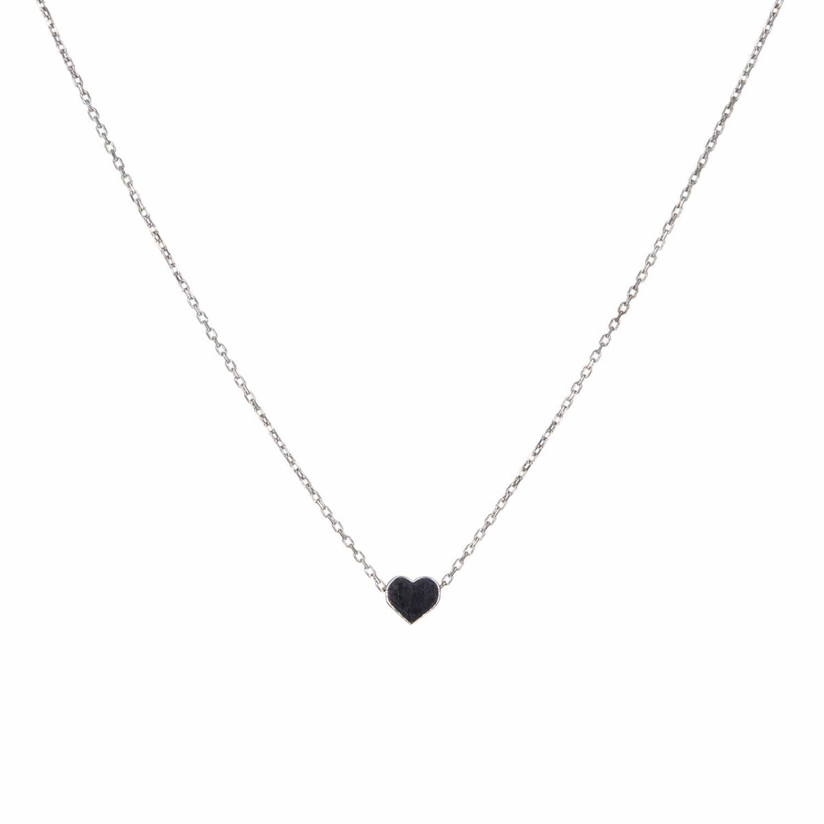 Kette "Lia" mit Herz - 40-45 cm (Silber)