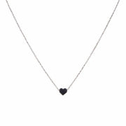 Kette "Lia" mit Herz - 40-45 cm (Silber)