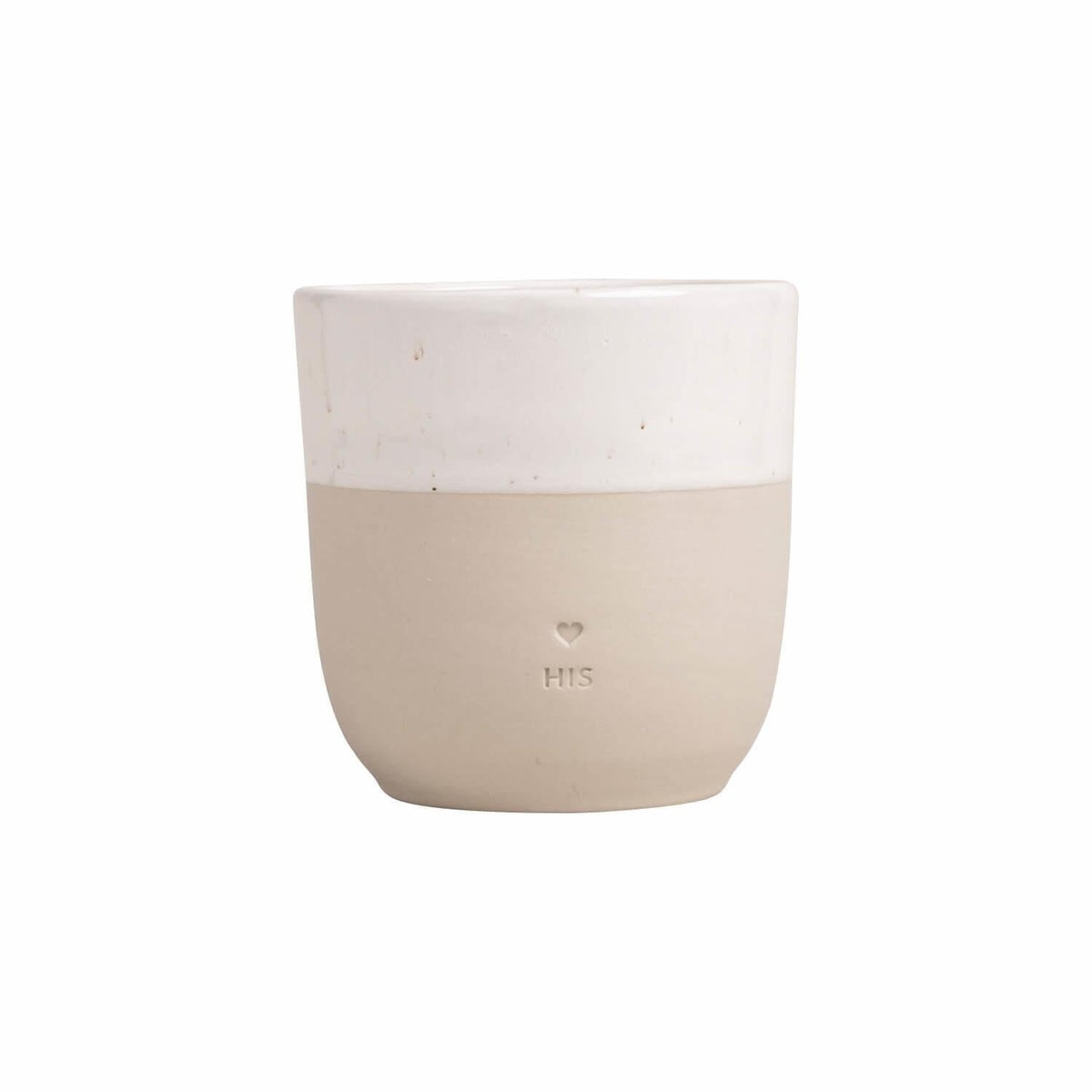 Becher "His" - 320 ml (Natur)