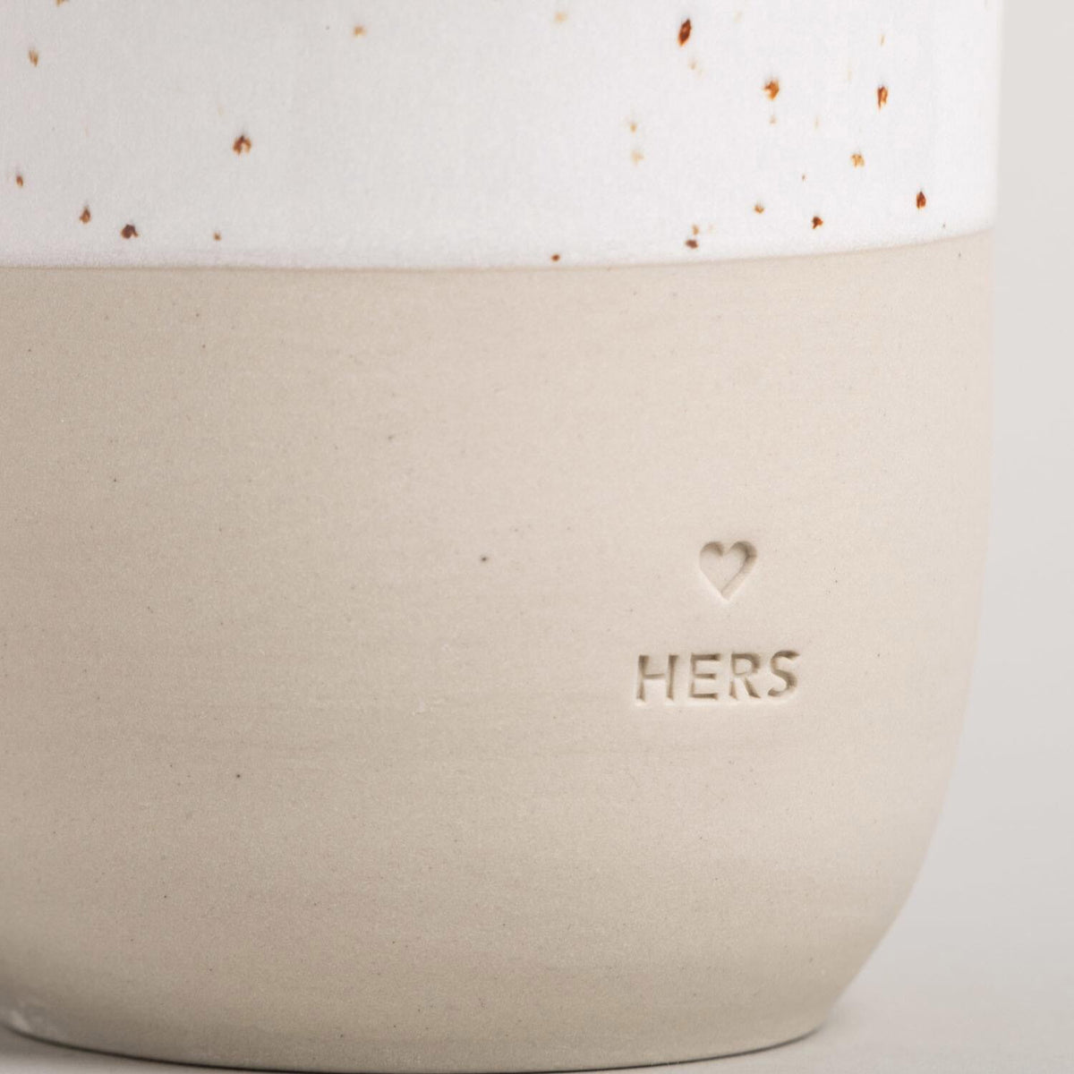 Becher "Hers" - 320 ml (Natur)