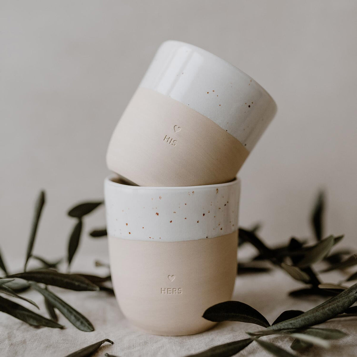 Becher "Hers" - 320 ml (Natur)