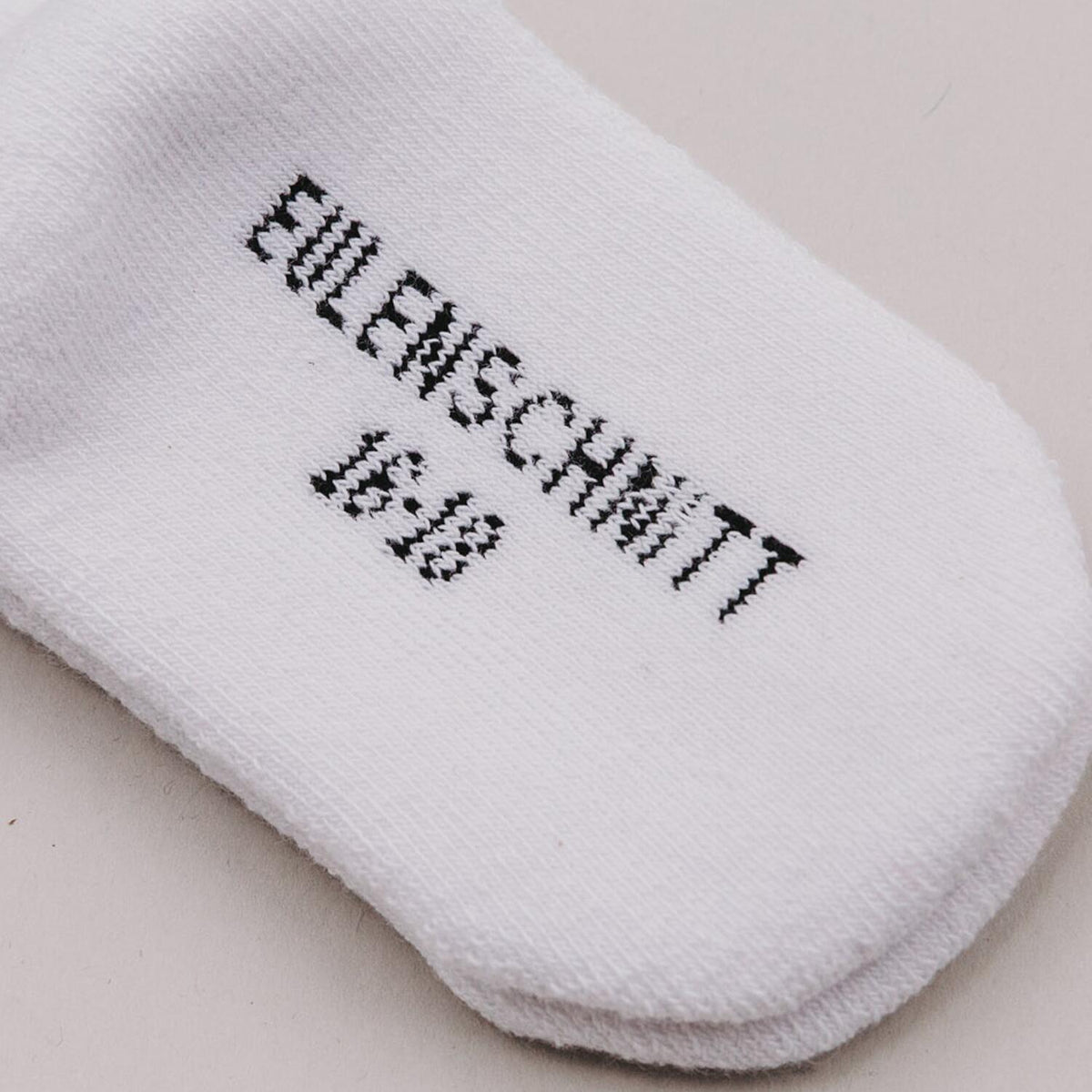 Babysocken "Smiley" - 3 Monate (Weiß)