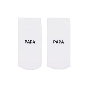 Socken "Papa" (Weiß)