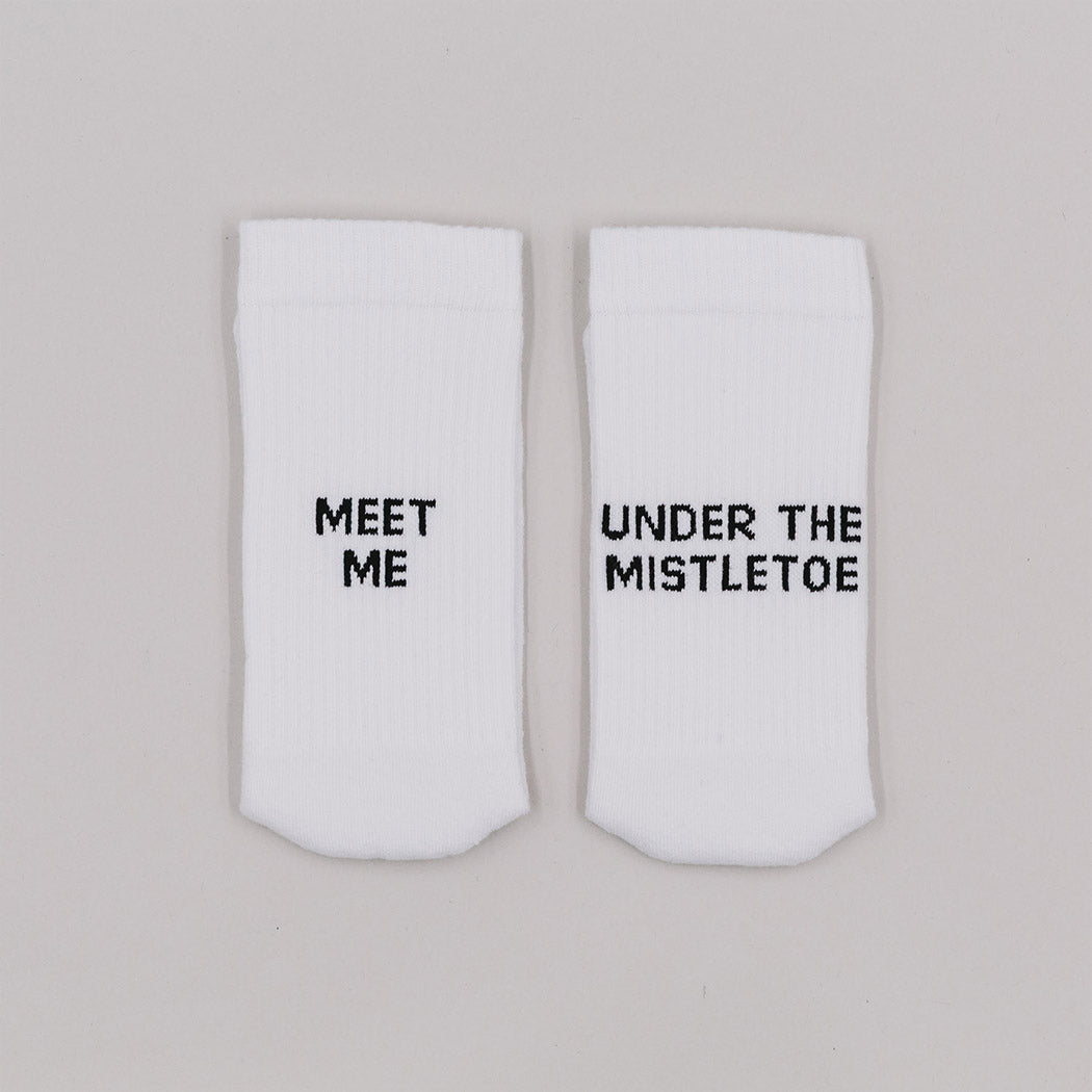 Socken "Mistletoe" (Weiß)