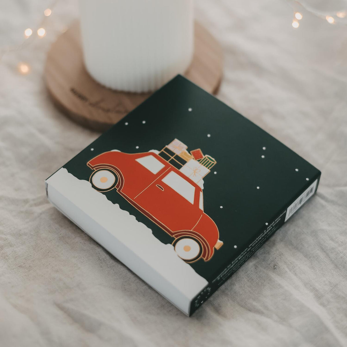 Streichhölzer "Christmas Car" - 10,1x10,3x1,5 cm (Grün)