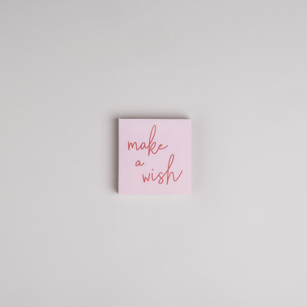 Streichhölzer "Make a wish" - 10,1x10,3x1,5 cm (Rosa)