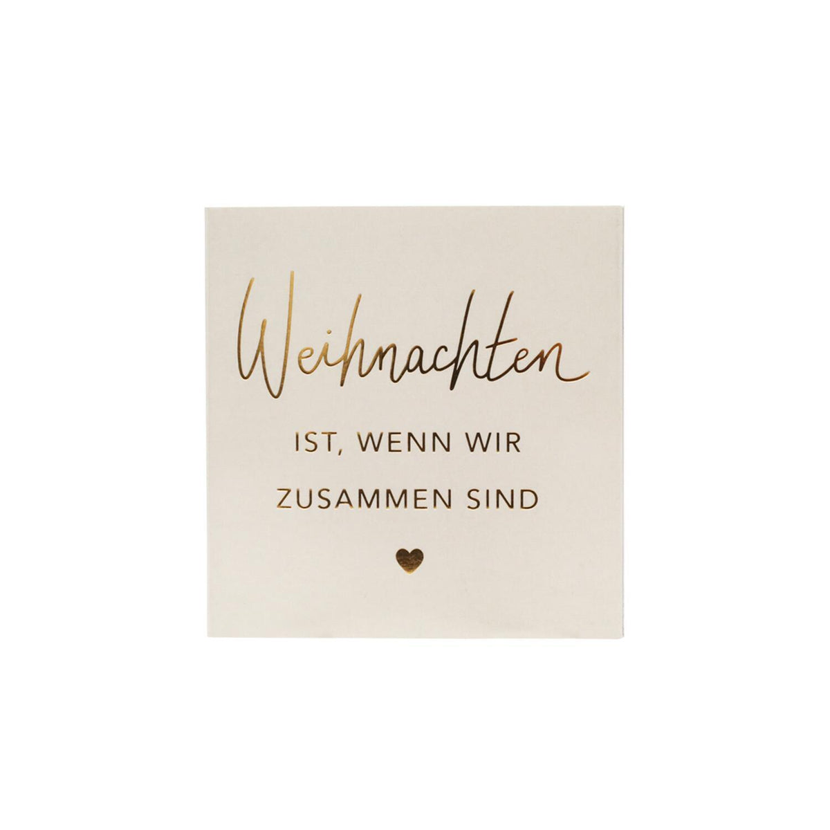 Streichhölzer "Weihnachten" - 10,1x10,3x1,5 cm (Weiß)