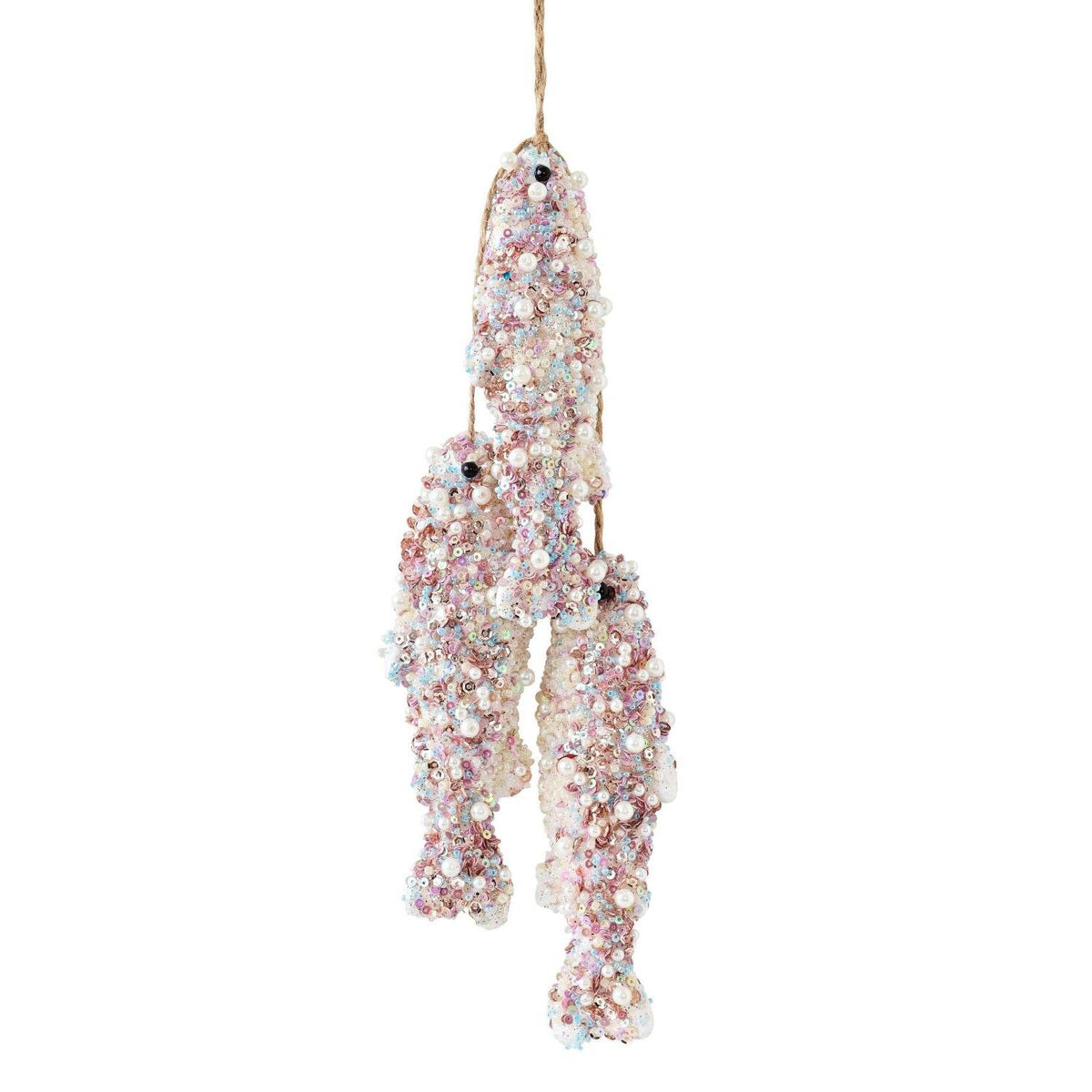 Weihnachtsanhänger "Fische" (Rosa)