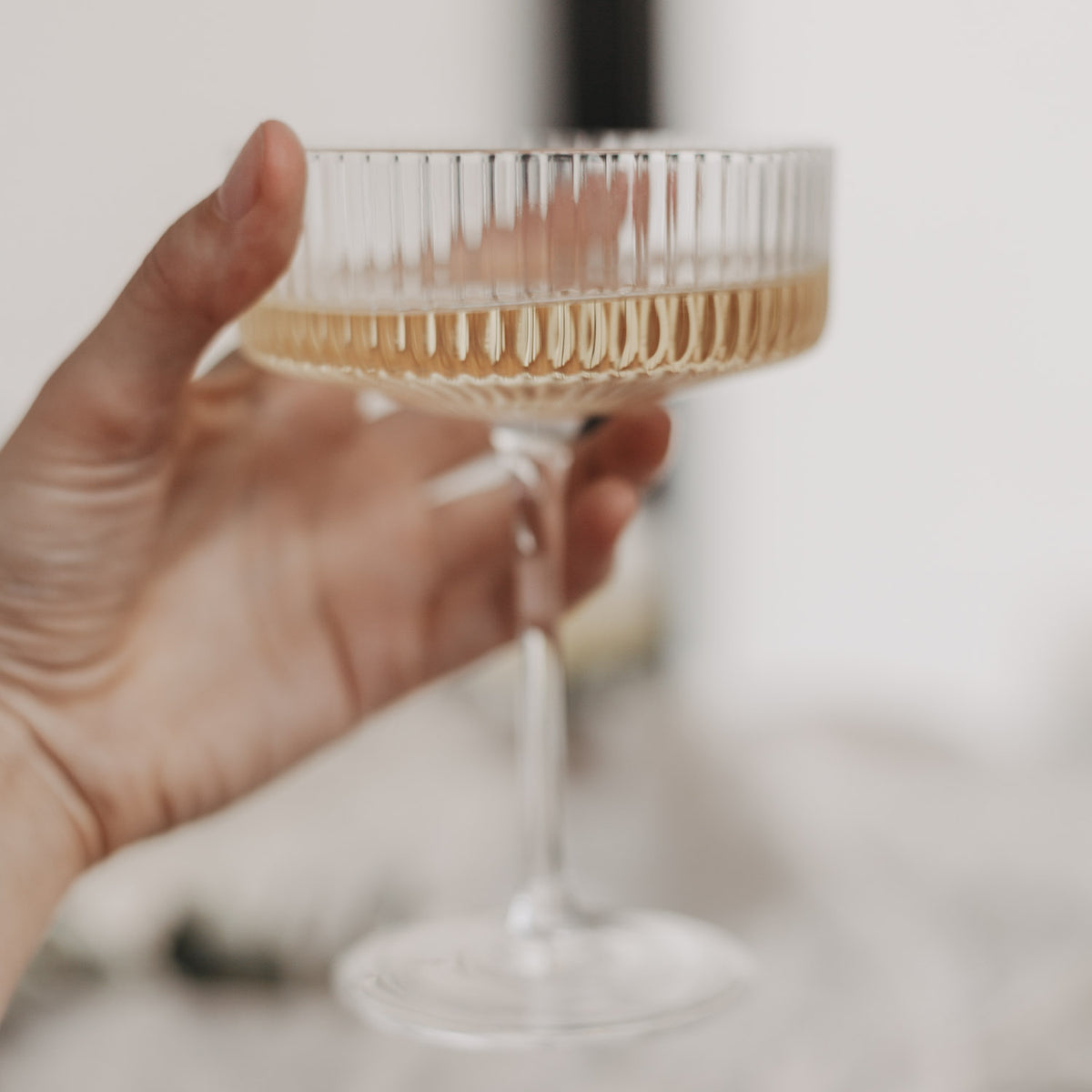 Champagnerglas "Auf das Leben" - 150 ml (Transparent)