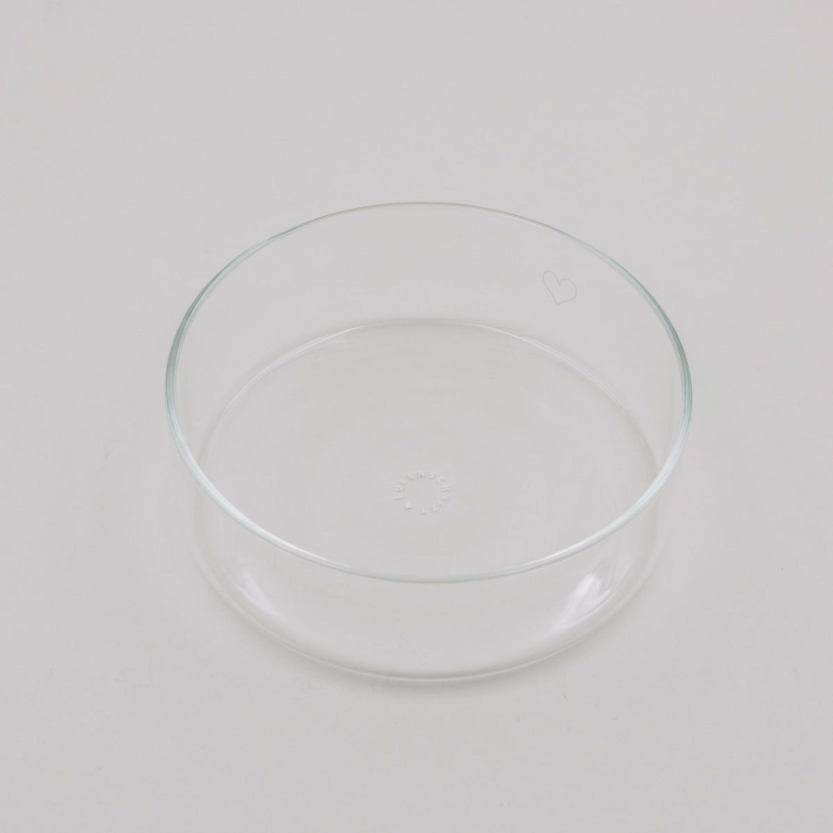 Glasschale "Herz" - 18x18x6,2 cm (Transparent)