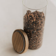 Vorratsglas "Herzen" - 25 cm (Weiß)