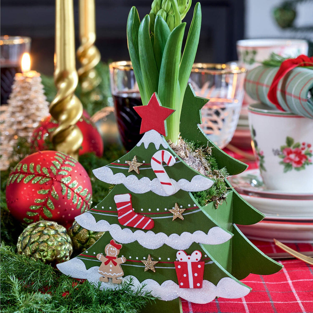 Serviettenhalter Weihnachtsbaum "Christmas Tree" - Medium (Green)
