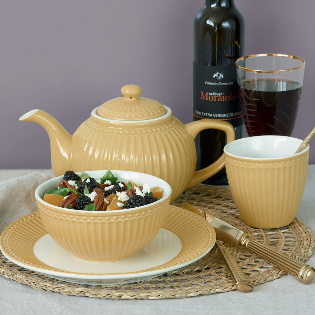 Latte Cup "Alice" (Honey Mustard)