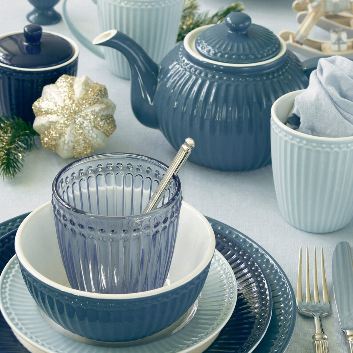Latte Cup "Alice" (Sky Blue)