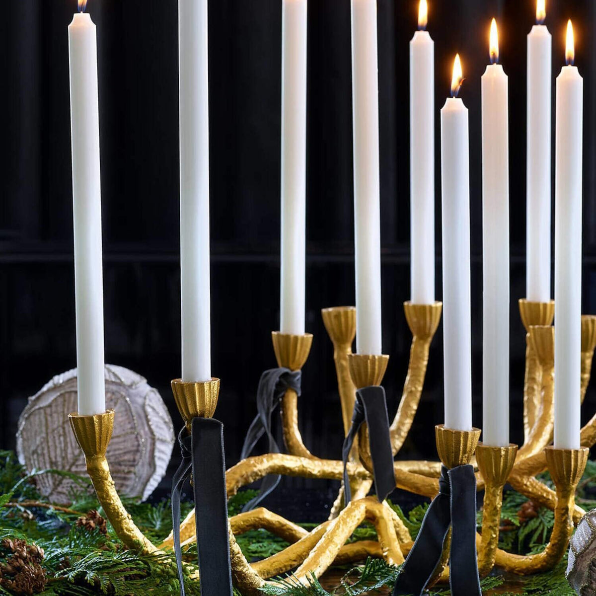 Kerzenständer für 9 Kerzen (Gold)