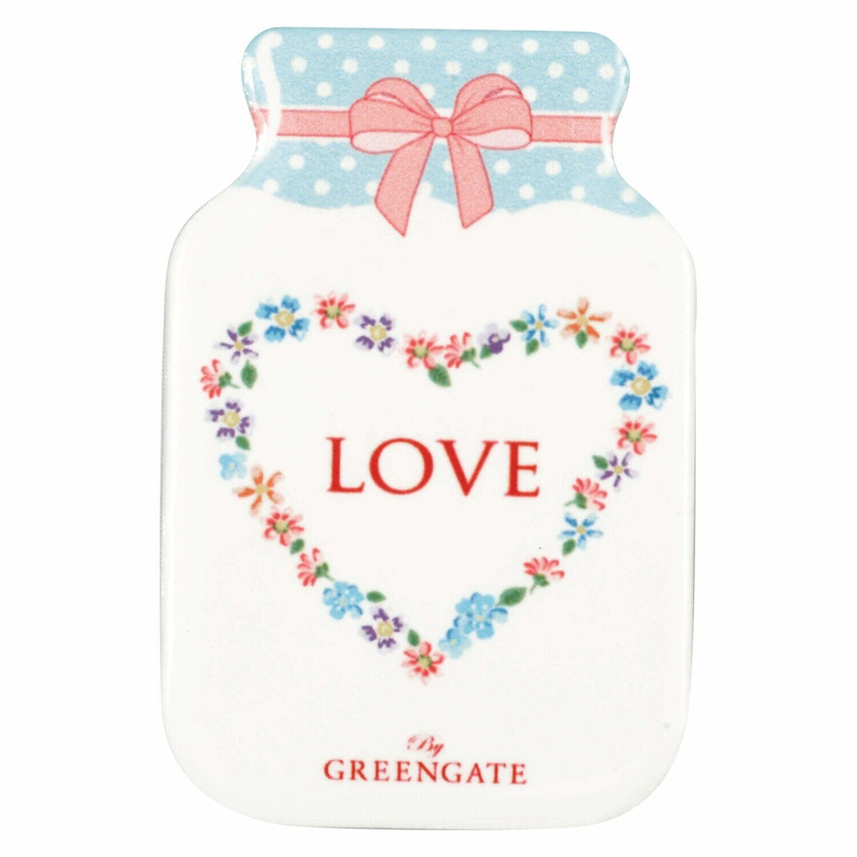 Kühlschrankmagnet-Milchkanne im 4er-Set "Columbine Love" (White)
